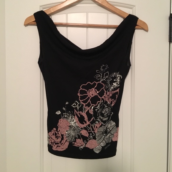 XOXO beaded sparkly top with GORGEOUS sexy back - Picture 8 of 8